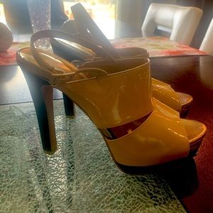 Tan colored BCBG Heels